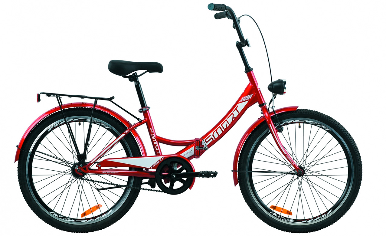 Фотографія Велосипед Formula SMART з ліхтарем 24" (2020) 2020 Red