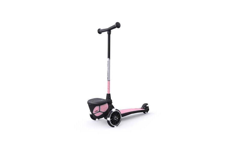 Самокат Scoot and Ride серии Highwaykick-2 со светящимися колесами розовый, 2+ до 50 кг 5