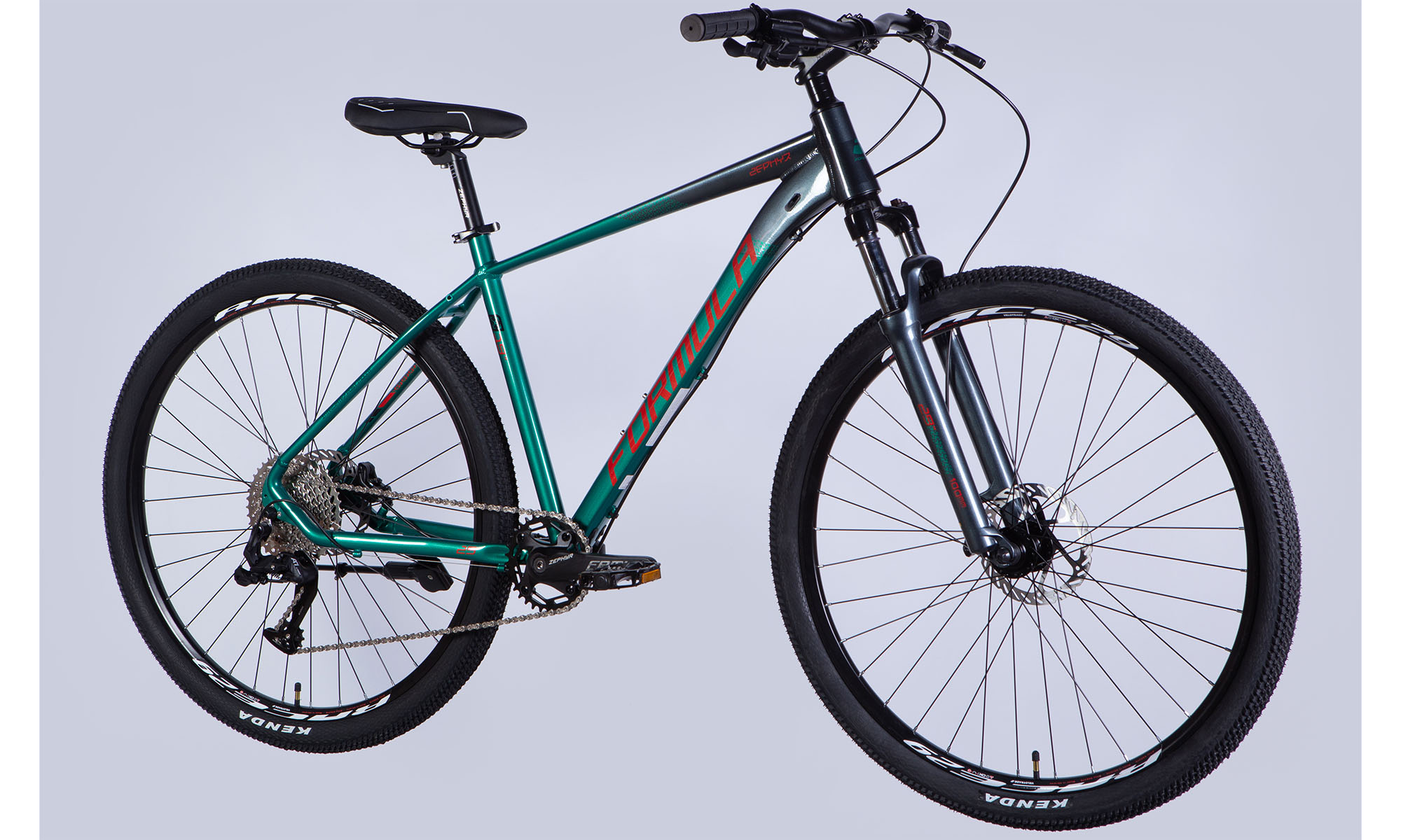 Formula ZEPHYR 1,0 HDD 29 Велосипед, розмір L, рамка 19 ", 2025, темне срібло з зеленим 6