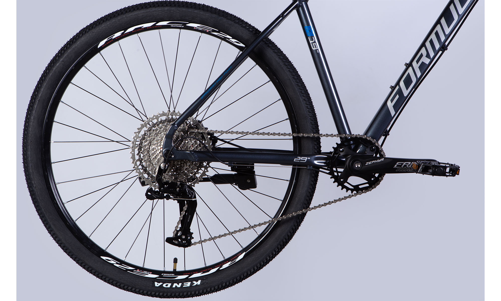 Велосипед Formula ZEPHYR EXPERT HDD 29", размер XL, рама 21", 2025, синьо-сірий 5