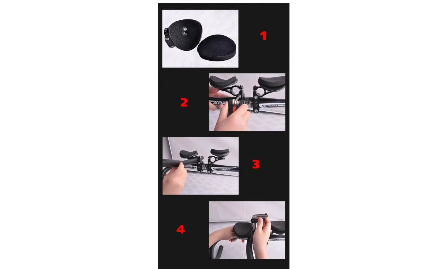 Руль BCCN Tri Bar "лемонка" для шосейного велосипеда 3