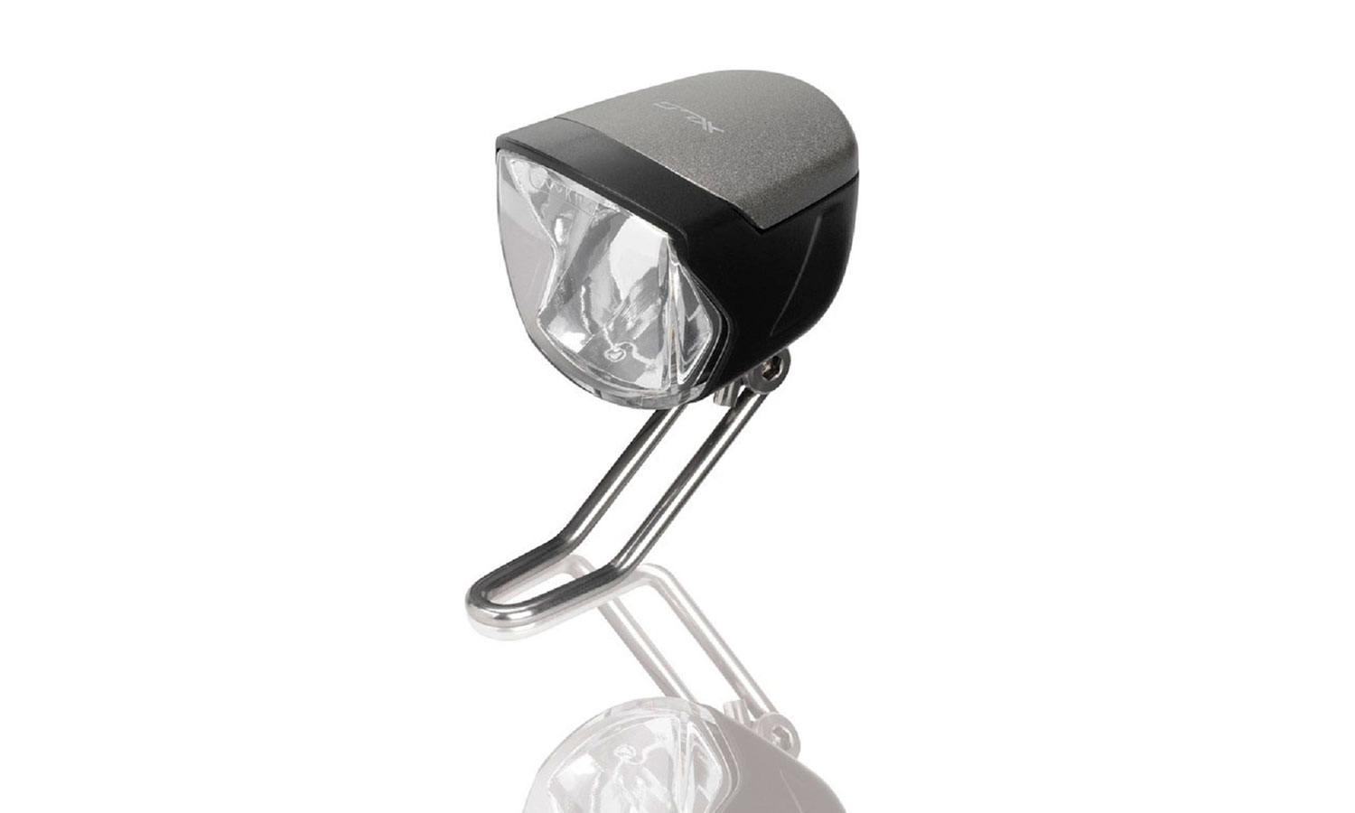 Фотография Фара передняя XLC LED, dynamo, 70 lux, черная 