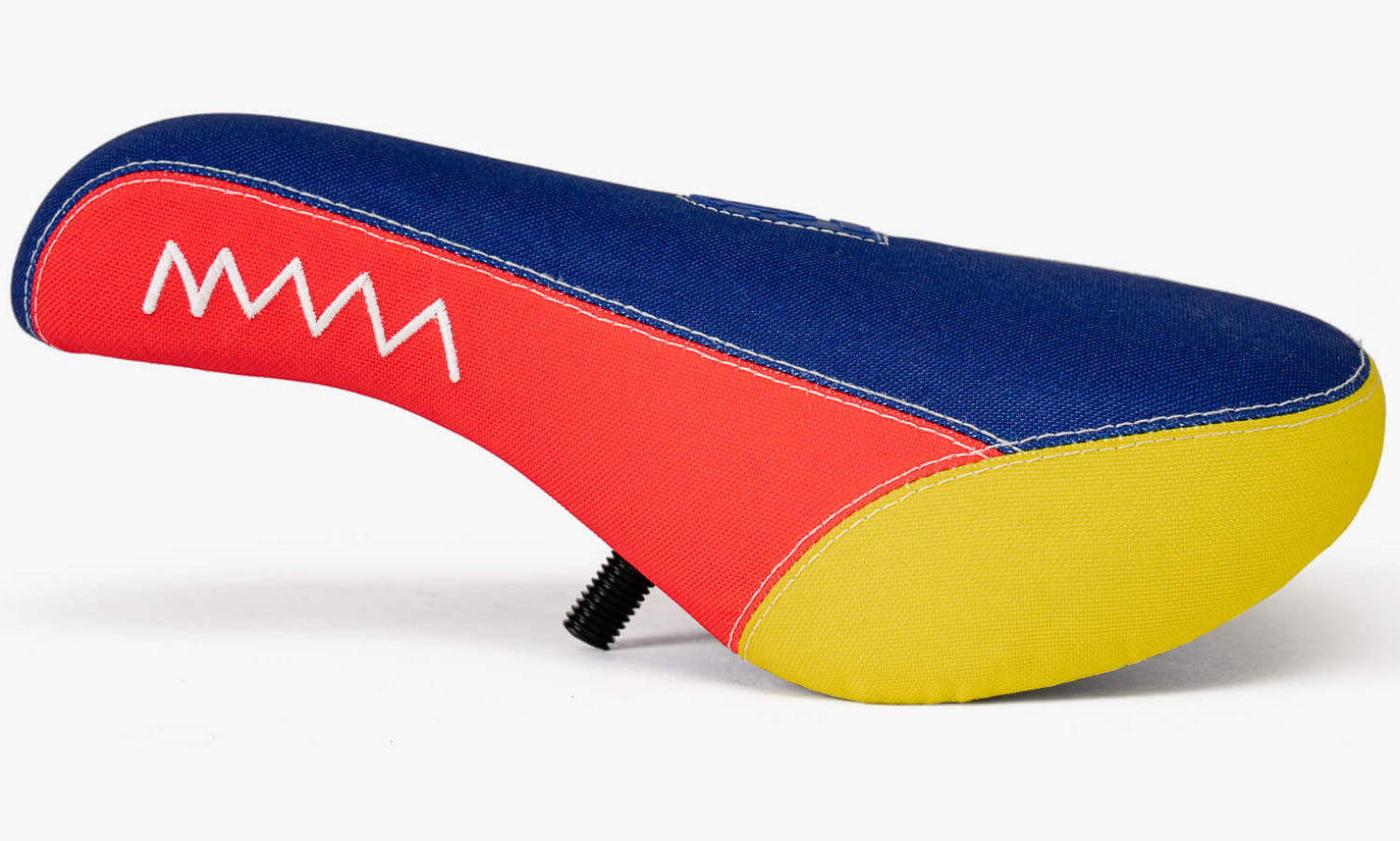 Сідло WeThePeople TEAM PIVOTAL fat padded Синє/червоне/жовте SIGNATURE 2 Сідло WeThePeople TEAM PIVOTAL fat padded Синє/червоне/жовте SIGNATURE 2