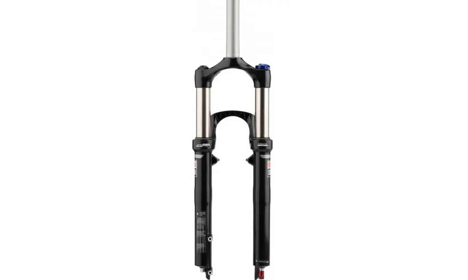 Вилка RockShox Recon Silver TK - Solo Air 100 26", ось 9mm, Черный, TurnKey Шток 1 1/8" 3
