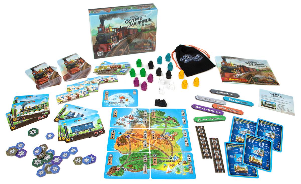 Настольная игра Остров Железных Дорог (Isle of Trains: All Aboard) 4