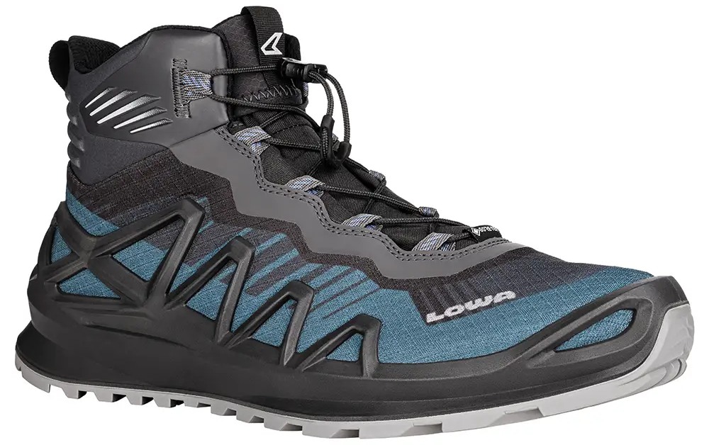 Фотографія Черевики LOWA Merger GTX MID steel blue-anthracite розмір 42.5 7