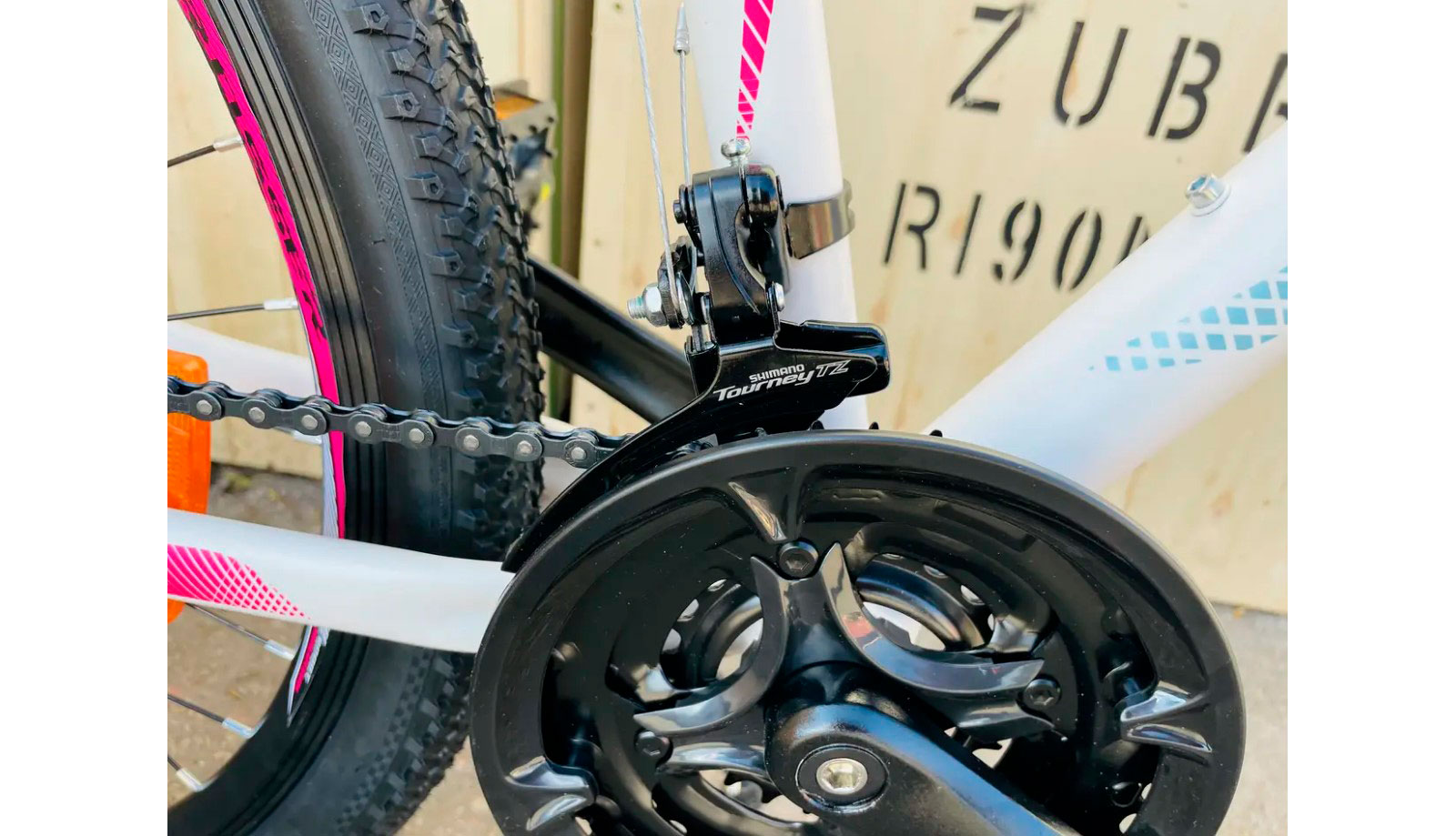Фотографія Велосипед Crosser Sweet 24" розмір XXS рама 14 2021 Біло-рожевий 5