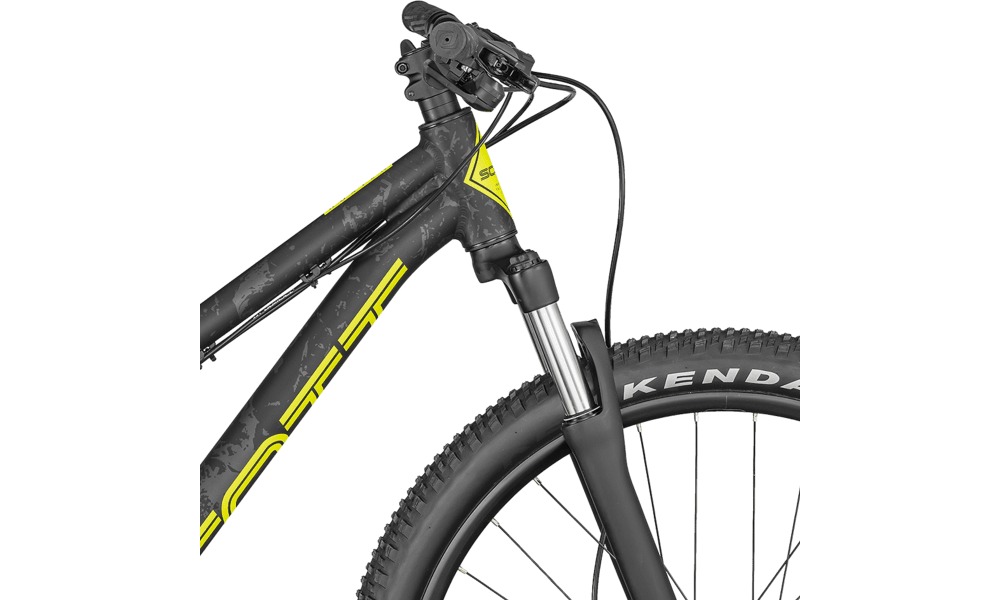 Велосипед SCOTT Roxter Disc 26" розмір XS 2024 черно-желтый 3