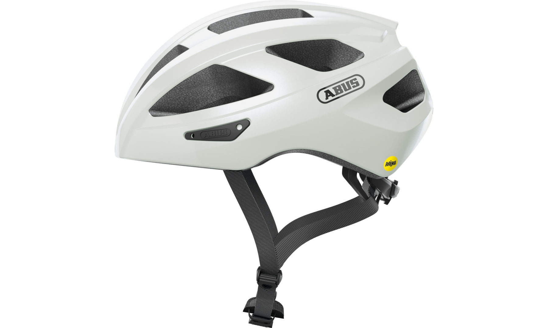 Велошлем спортивный ABUS MACATOR Pearl White, размер M (52-58 см), жемчужно-белый 4