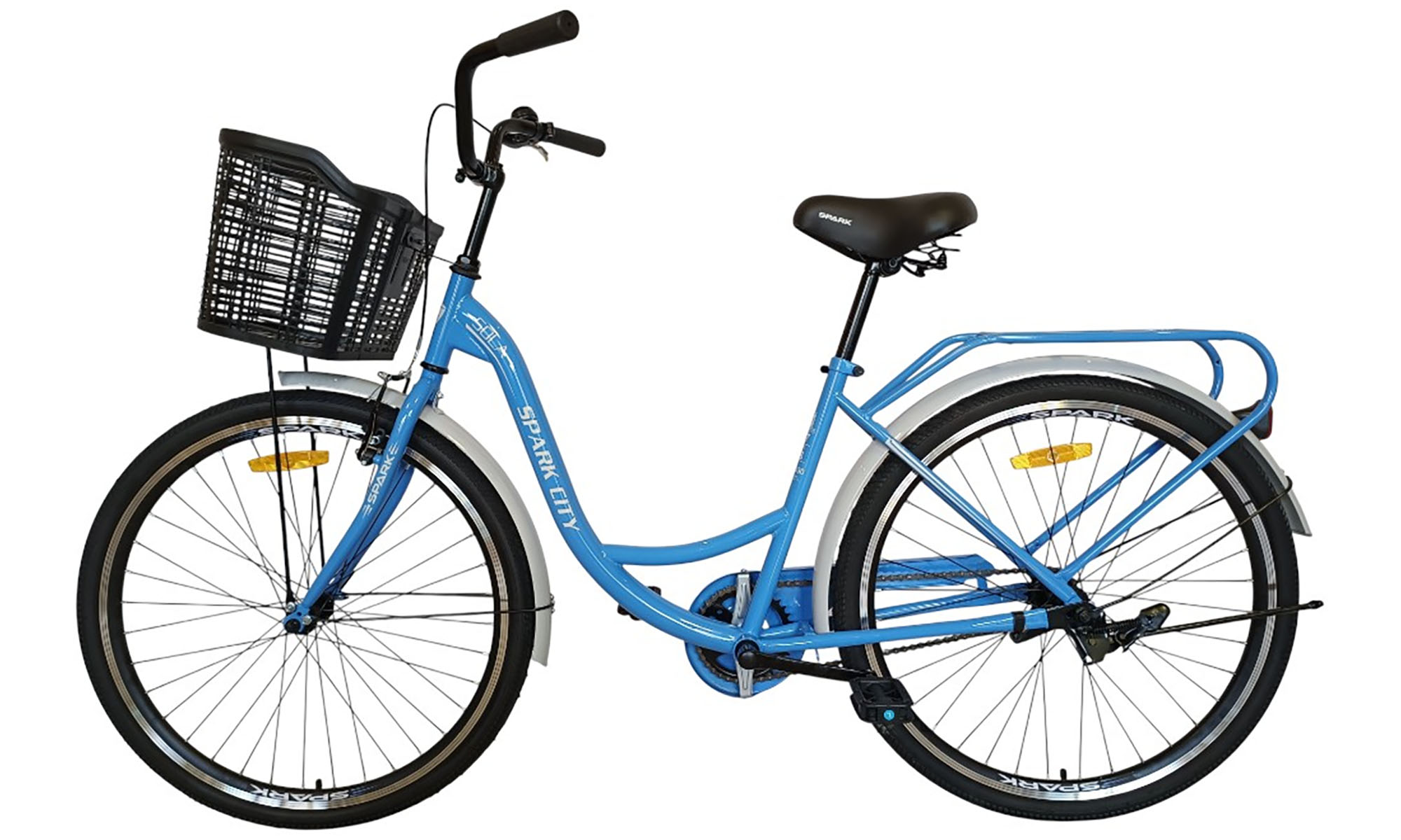 Велосипед SPARK CITY SOLA 26", размер M, рама - 17", год 2026, синий 4 Велосипед SPARK CITY SOLA 26", размер M, рама - 17", год 2026, синий 4