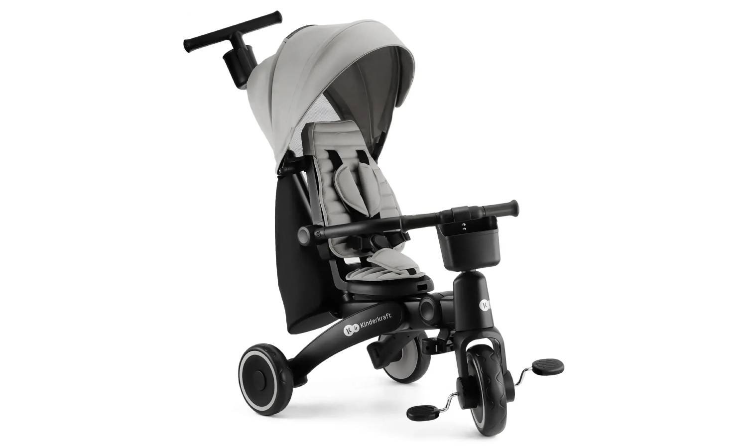 Трехколесный велосипед Kinderkraft Jazz 2 серый 3 Трехколесный велосипед Kinderkraft Jazz 2 серый 3