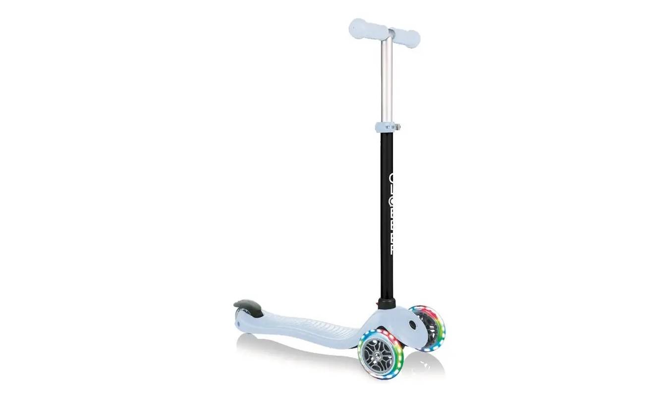 Самокат GLOBBER GO UP SPORTY со светящимися колёсами, пастельный синий, 1+ 3