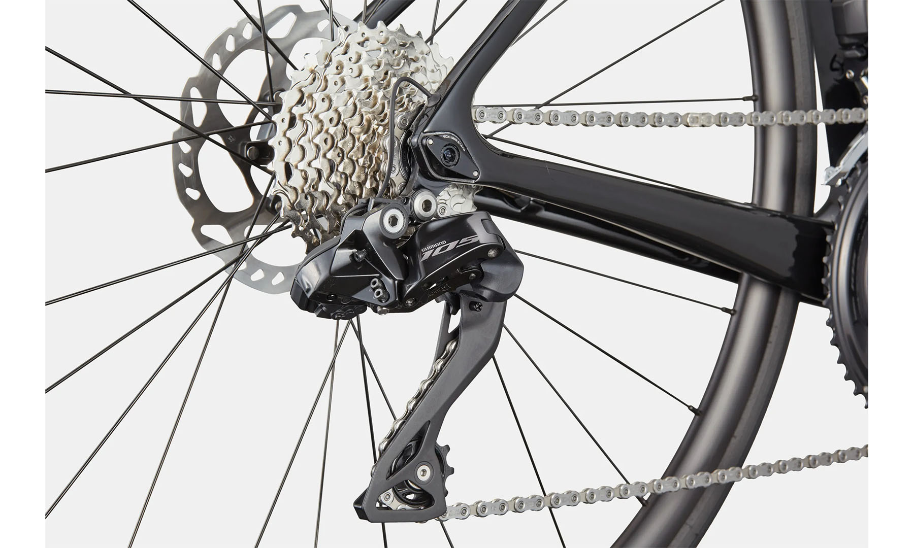 Фотографія Велосипед Cannondale SuperSix EVO Carbon 3 28" размер M рама 54см 2024 черный 7