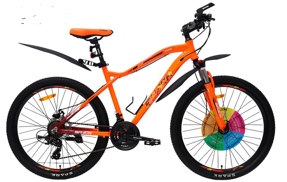 Фотография Велосипед SPARK HUNTER 26" размер М рама 18" 2024 Оранжевый