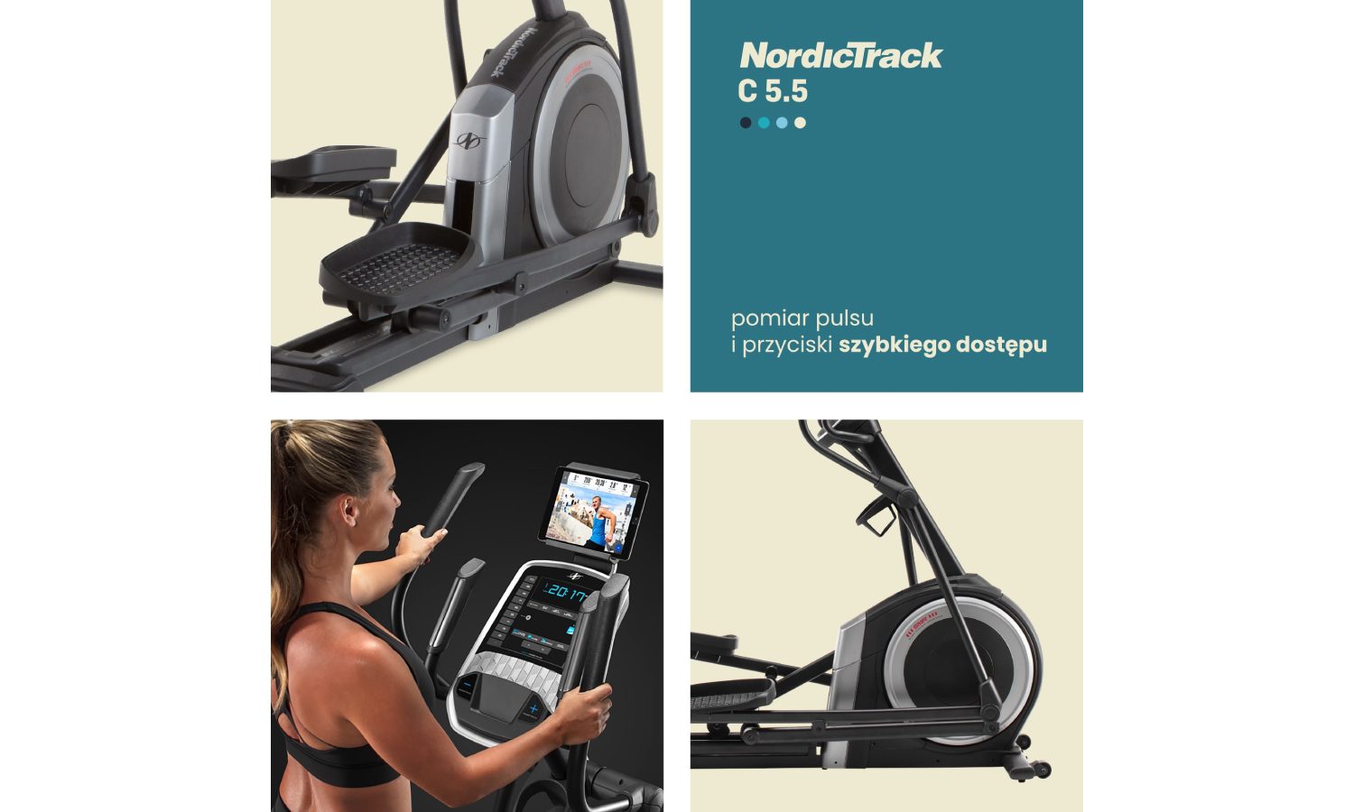 Орбитрек электромагнитный NORDICTRACK C 5.5 черно-серый 3