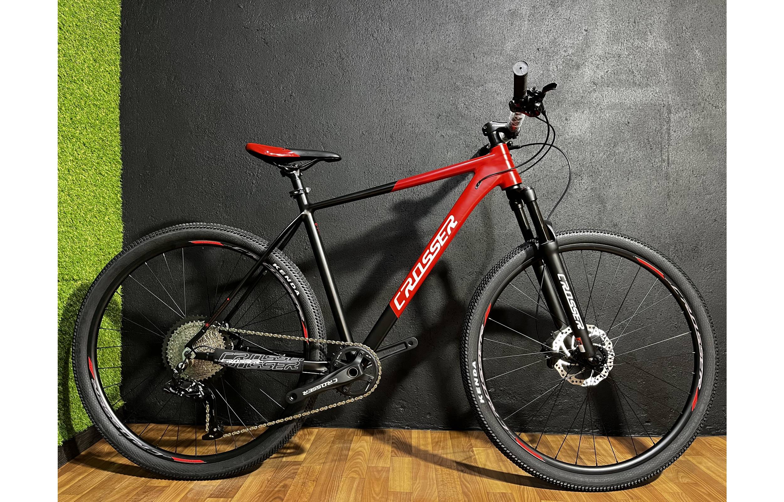 Фотография Велосипед Crosser MT-041 1х12 29" размер XL рама 21 2023 черно-красный 6