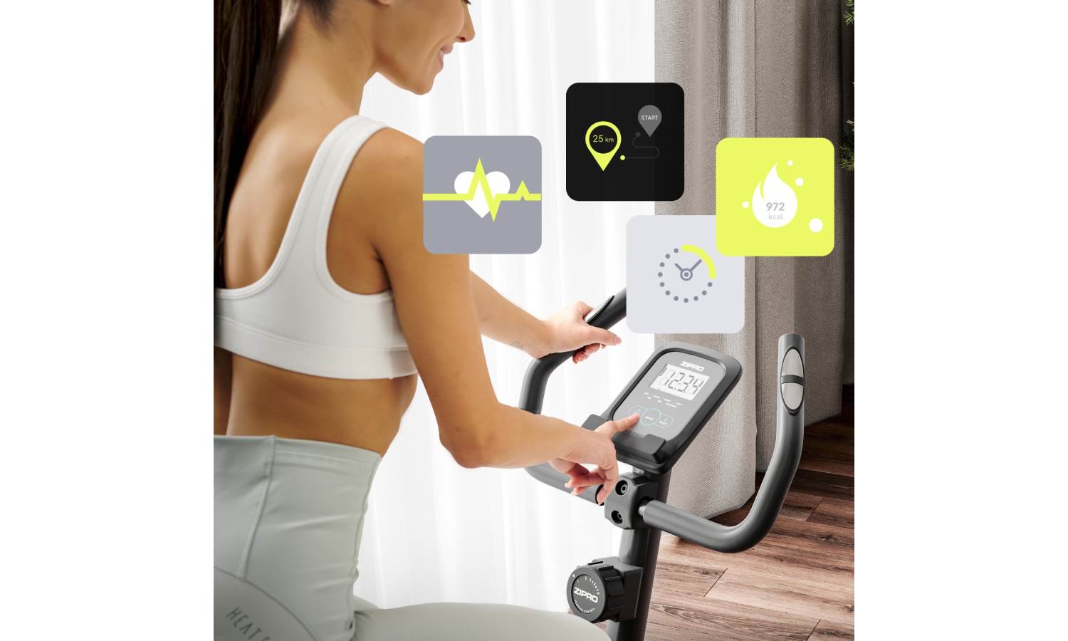 Велотренажер магнитный Zipro One S 11 Велотренажер магнитный Zipro One S 11