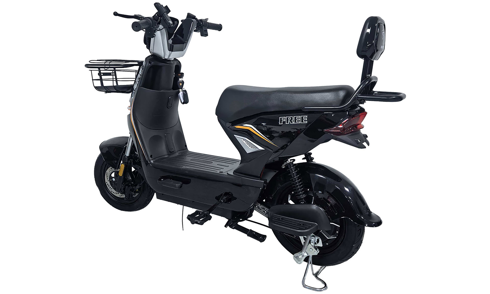 Велосипед с электромотором SPARK FREE 14", размер универсальный, год 2026, 60V/1000W/25Ah, черный 4