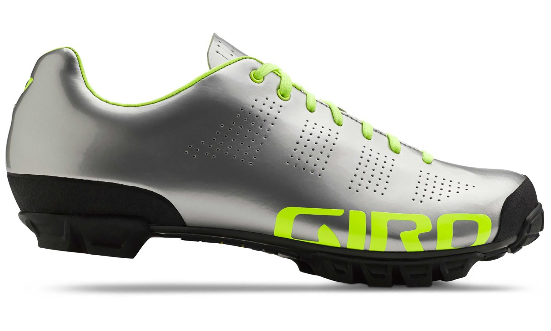 Велосипедные туфли МТБ Giro Empire VR90 серебристо-желтые, размер 44 3 Велосипедные туфли МТБ Giro Empire VR90 серебристо-желтые, размер 44 3