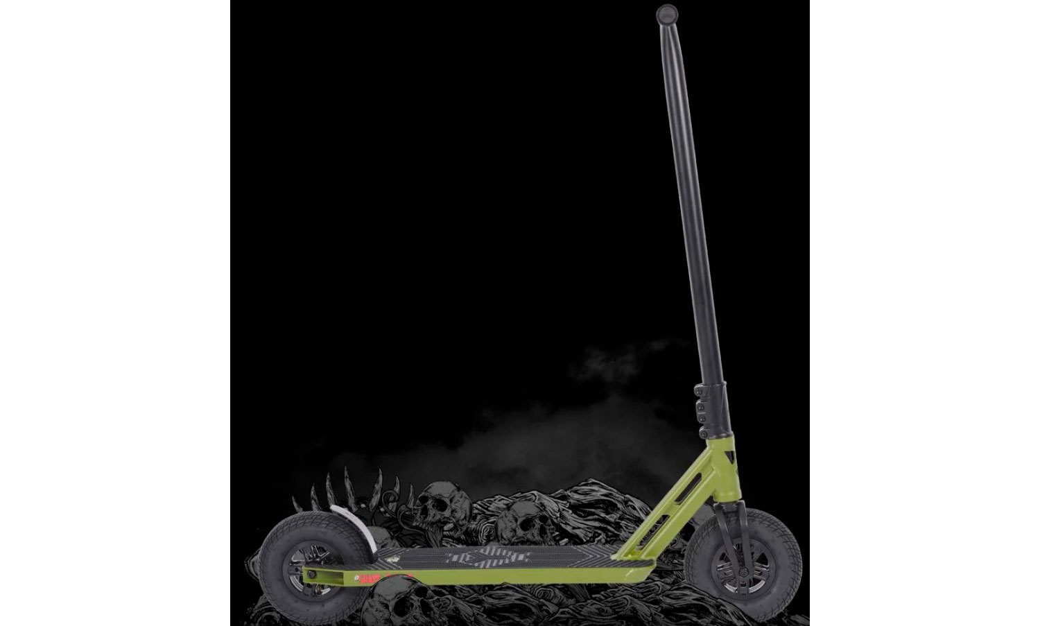 Фотографія Труковий самокат Triad Shape Shifter Dirt 5.5" x 20.5"- Matte Green/Black 4