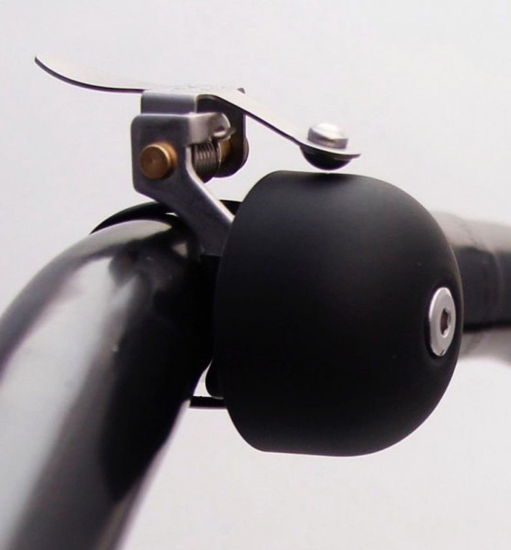 Звонок E-NE CRANE, Stealth Black, 37мм алюминий, скоба 2