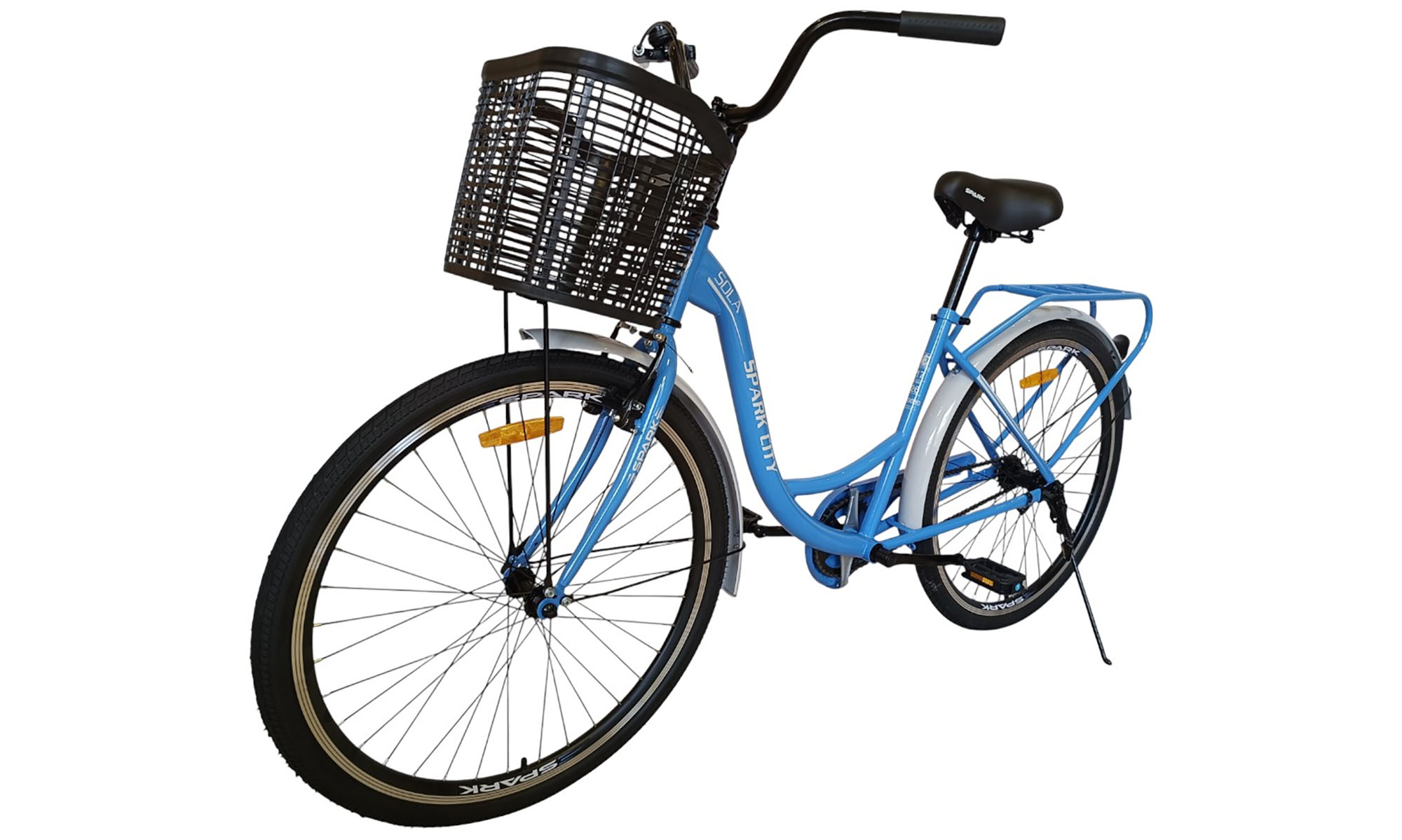 Велосипед SPARK CITY SOLA 26", розмір M, рама - 17", рік 2026, синій 5