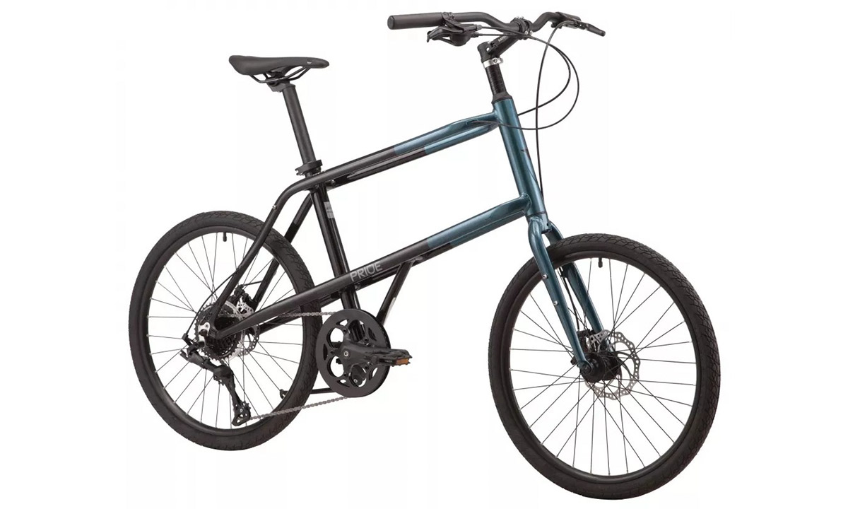 Велосипед Pride MUTE 4.1 24" розмір М 2021 Чорно-синій 2