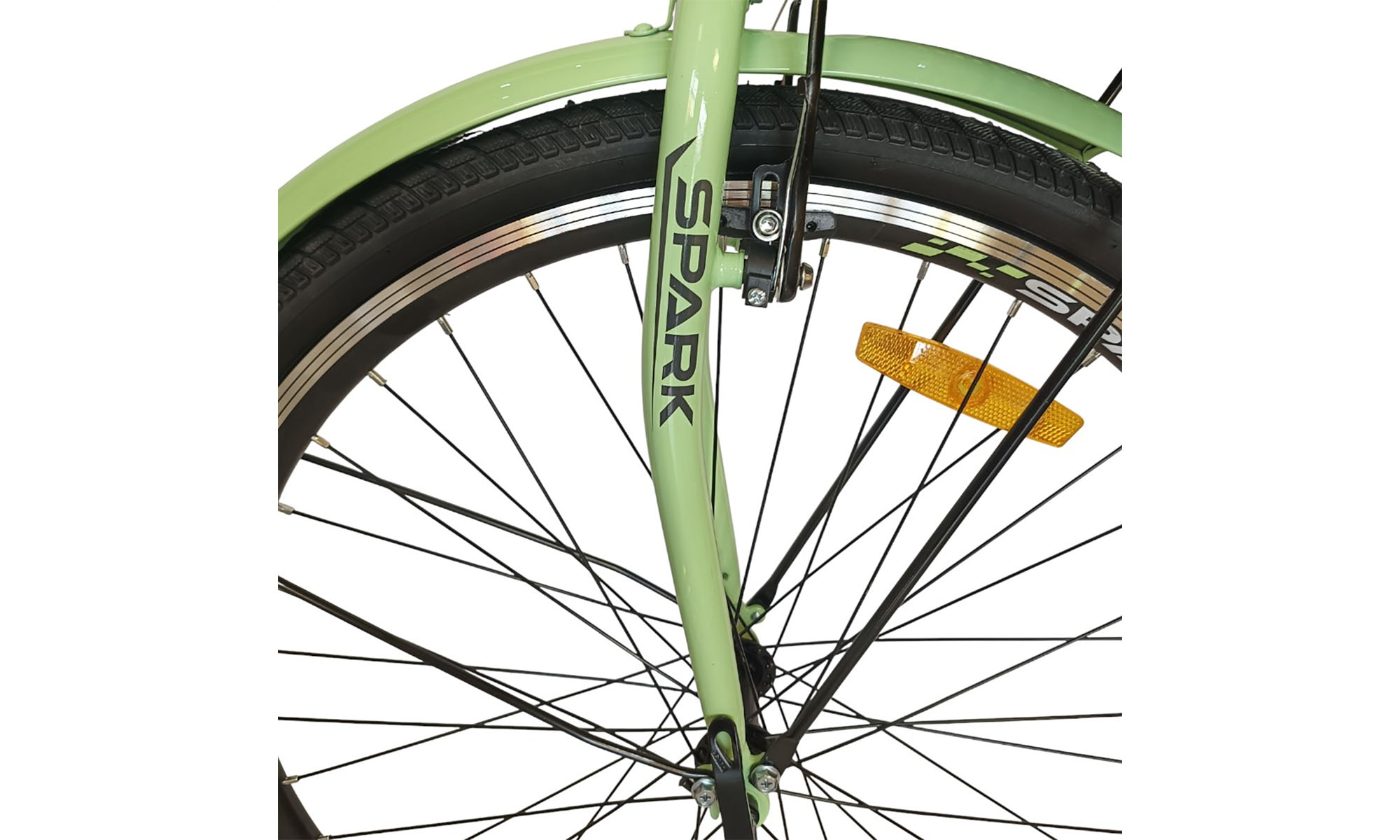 Велосипед SPARK CITY MIRA 26", размер M, рама - 17", год 2026, зеленый 3 Велосипед SPARK CITY MIRA 26", размер M, рама - 17", год 2026, зеленый 3