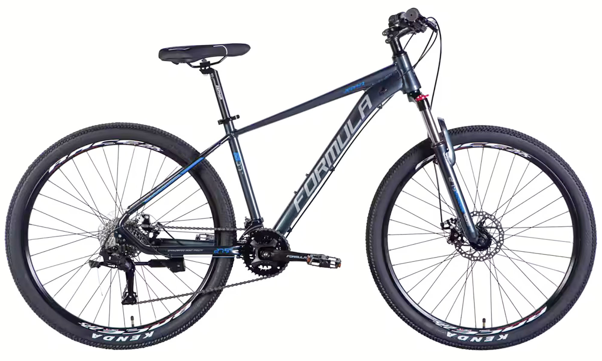 Велосипед Formula ZEPHYR 3.0 DD CS 27.5", размер M, рама 17", год 2026, темно-серый 