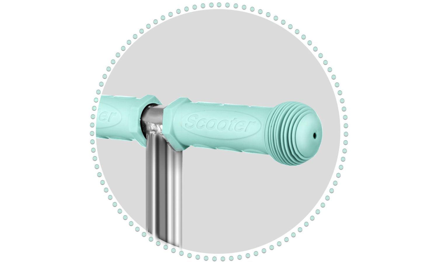 Самокат детский трехколесный Ricokids Buggy мятный 6