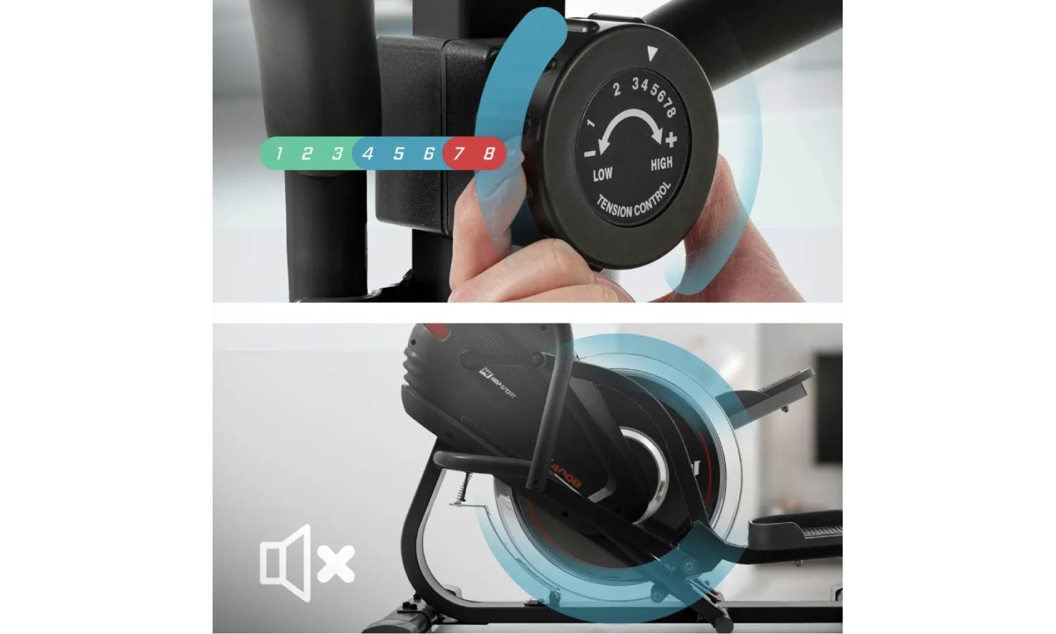 Орбитрек магнитный Hop-Sport HS-400B Icon черный 5