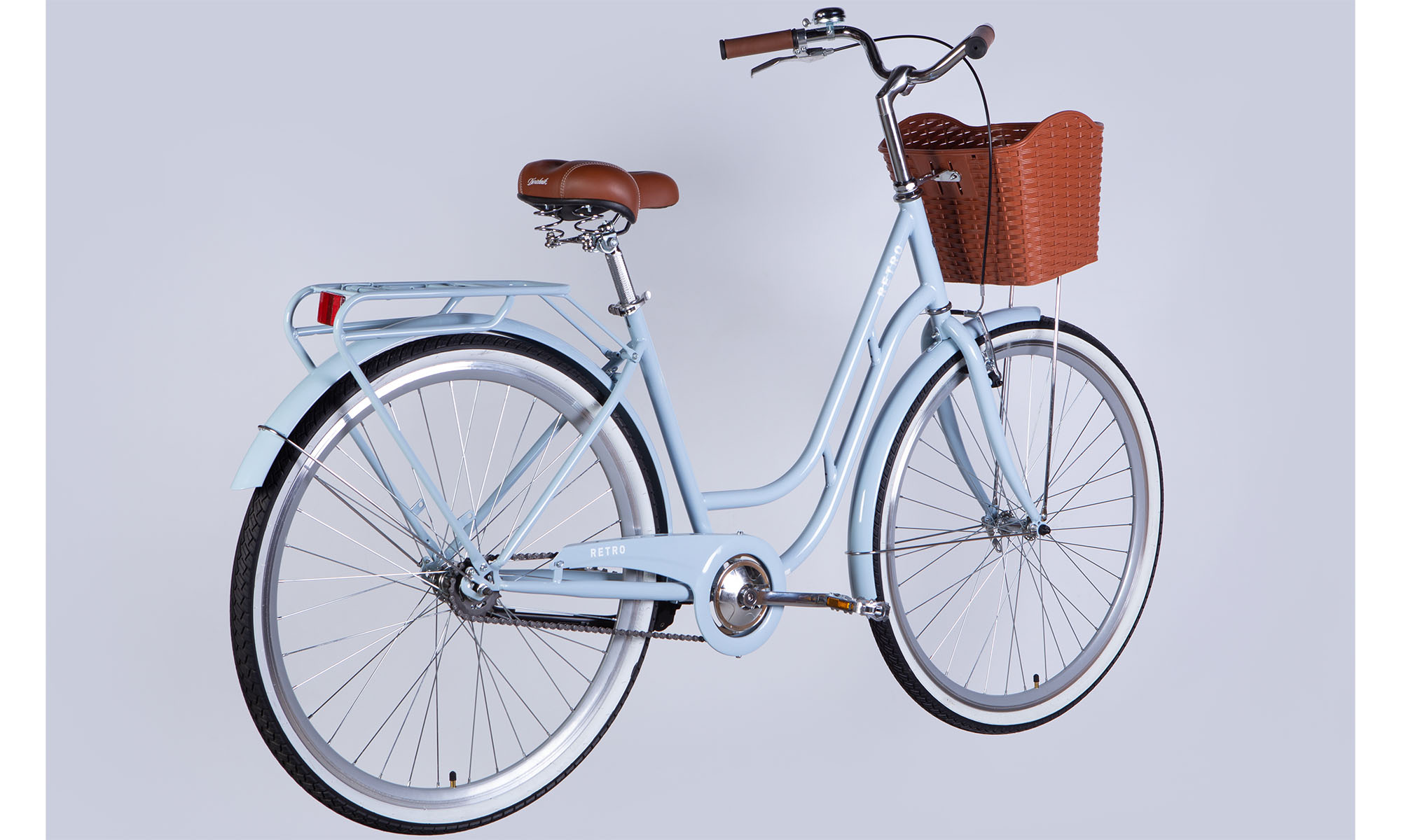 Велосипед Dorozhnik RETRO Velosteel 28", размер L, рама 19", 2025, голубой 3