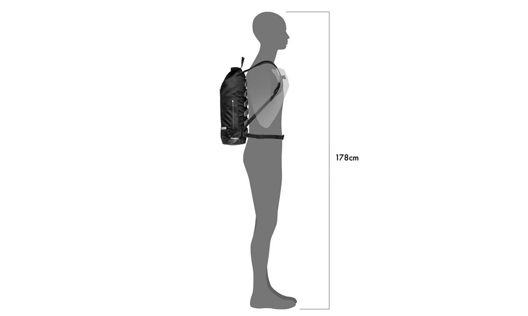 Герморюкзак міський Ortlieb Commuter-Daypack чорний 21 л 3