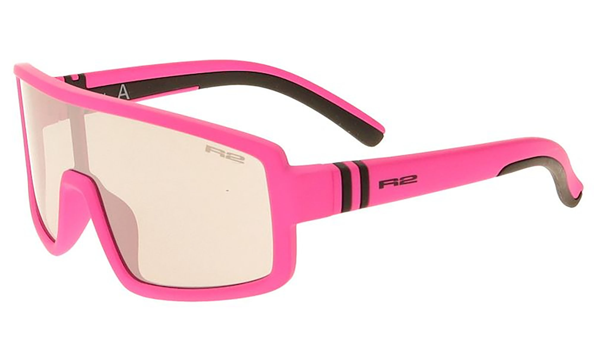 Очки детские R2 INVADER neon/pink (TPEE), линза smoke, покрытие silver mirror, кат. 2 Очки детские R2 INVADER neon/pink (TPEE), линза smoke, покрытие silver mirror, кат. 2