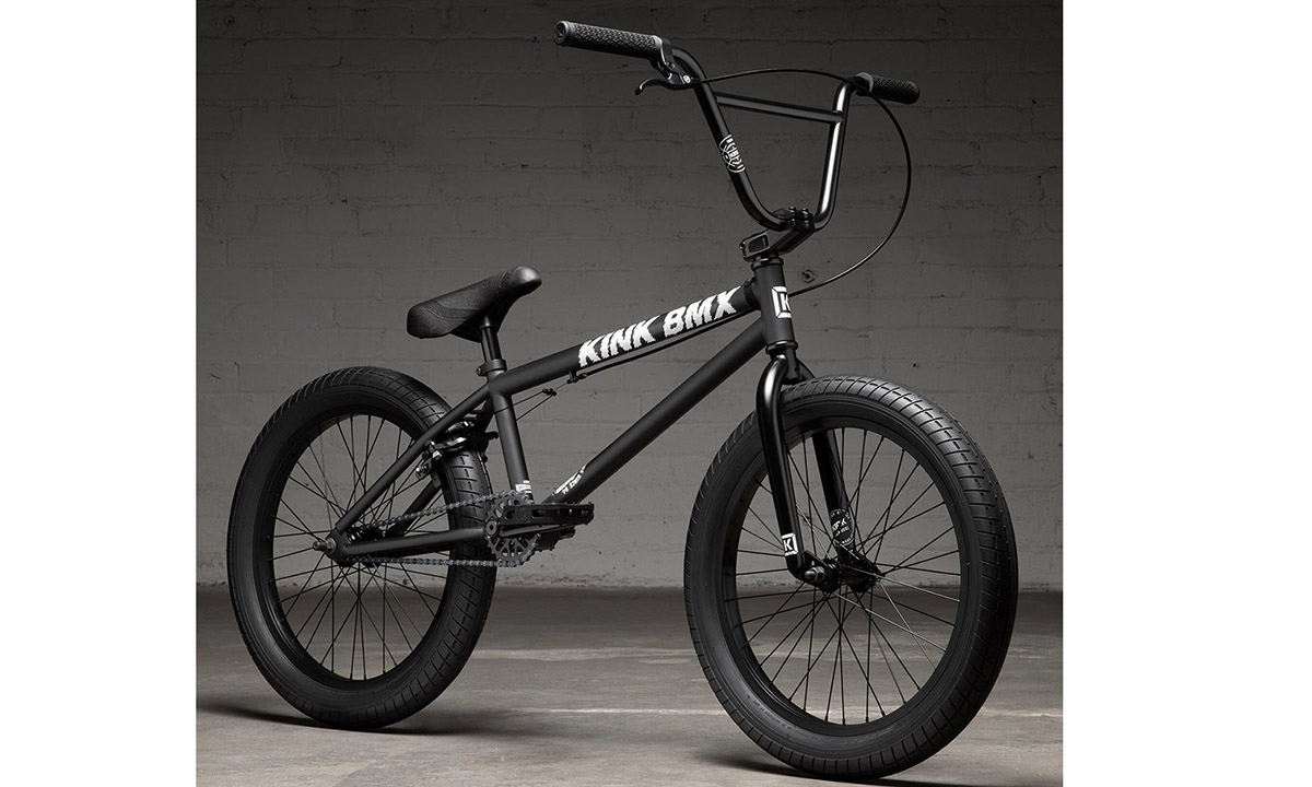 Велосипед KINK BMX Curb 2022 матовый черный 5