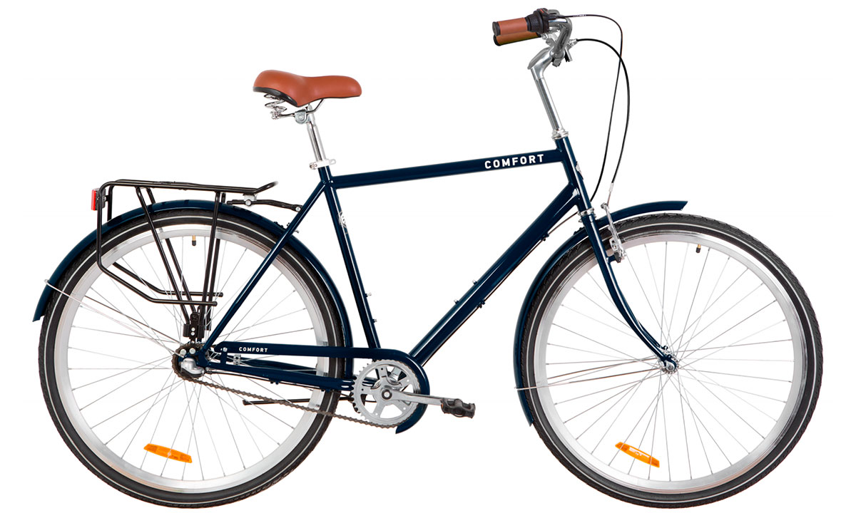 Фотографія Велосипед Дорожник COMFORT MALE планет. 28" (2021) 2021 blue 2