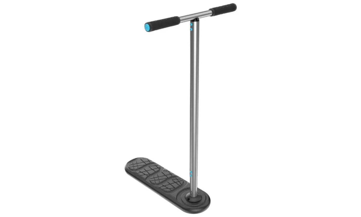 Трюковый самокат-тренажер Indo Kickstart Trampoline Scooter 670 мм черный 