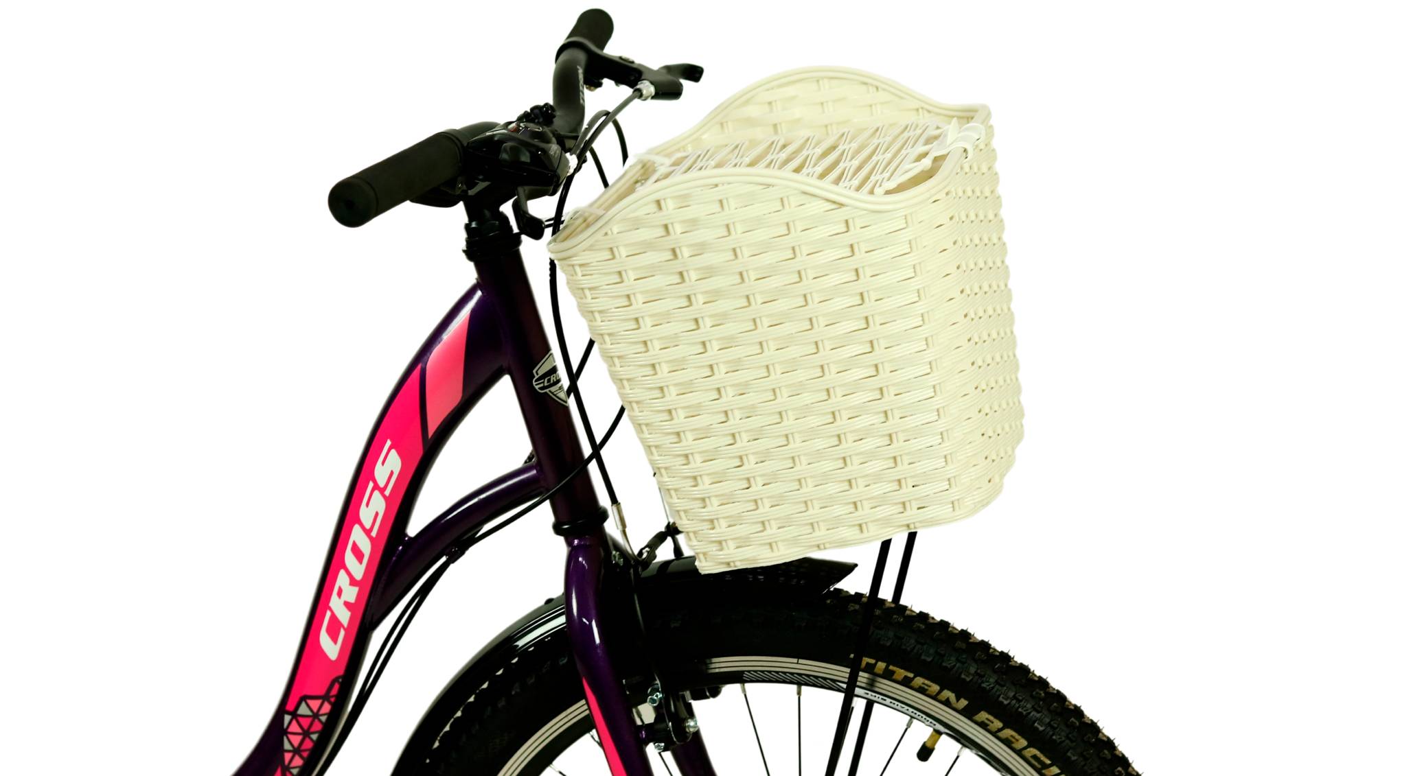 Велосипед Cross Betty 24" размер XXS рама 11" (2023), Фиолетово-розовый 3