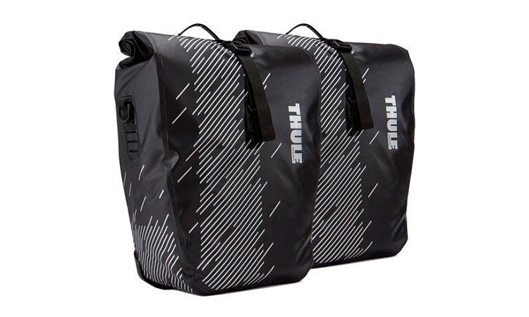 Фотография Сумки для велосипеда Thule Shield Pannier Large (парные), объем 24 л, черный