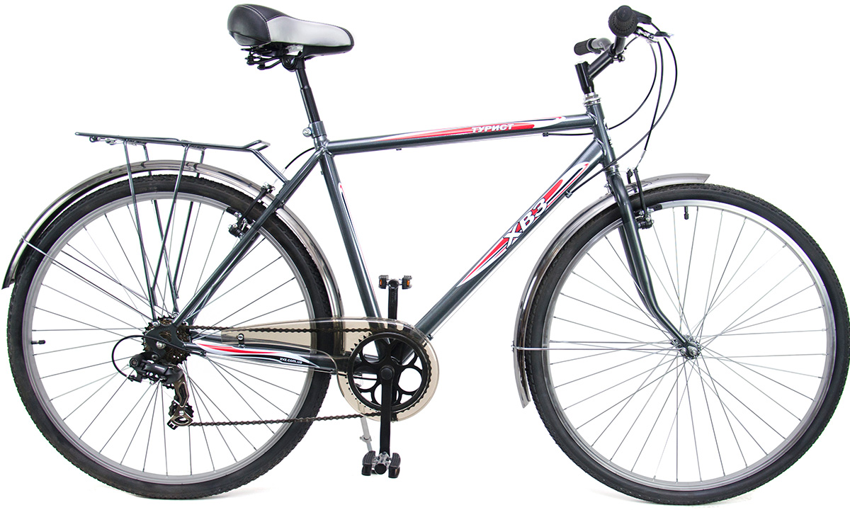 Фотография Велосипед дорожный 28" ХВЗ Турист 286 M (2020) 2020 Серый 9