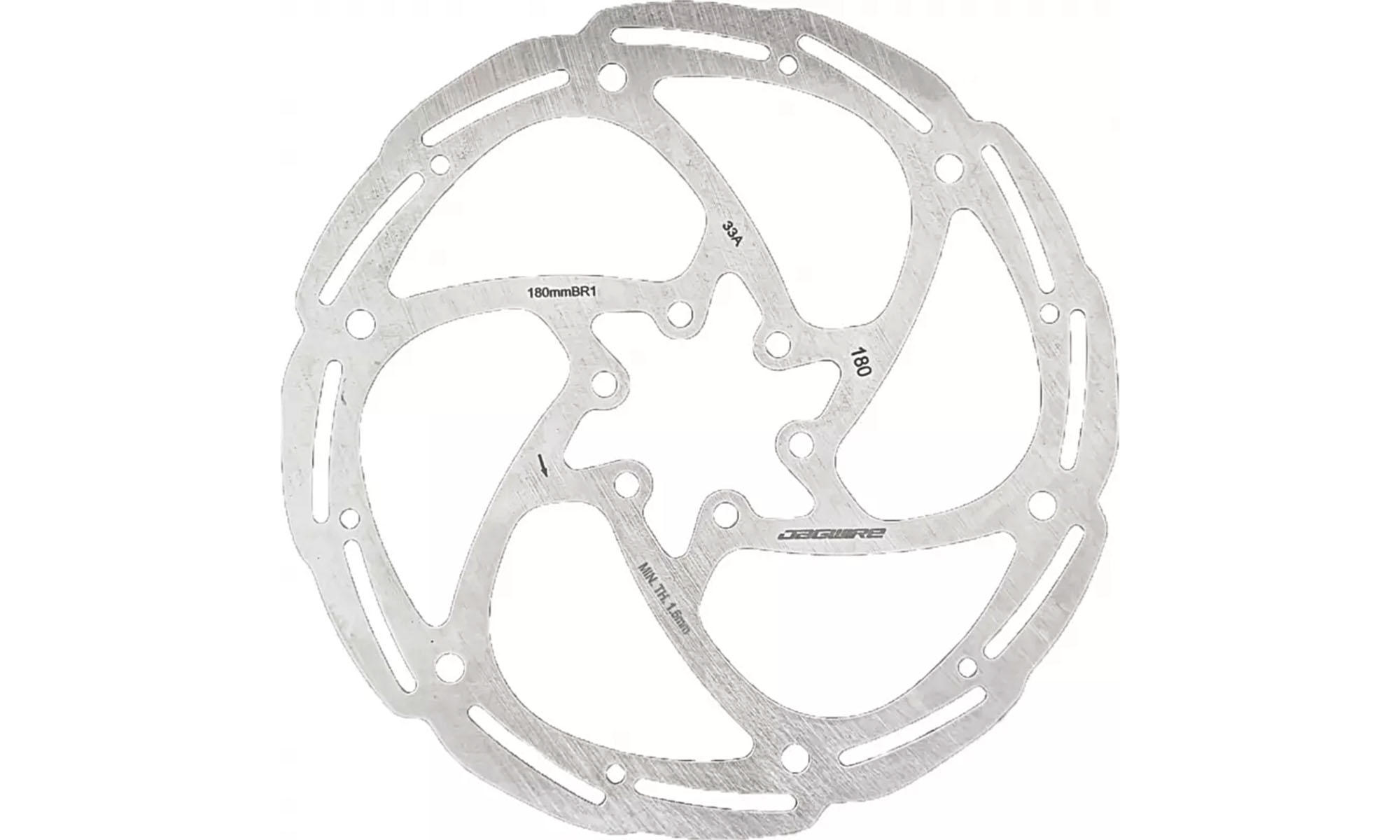 Ротор JAGWIRE DCR100 Basics BR1 Disc Brake Rotor - 6-bolt - 180mm 
