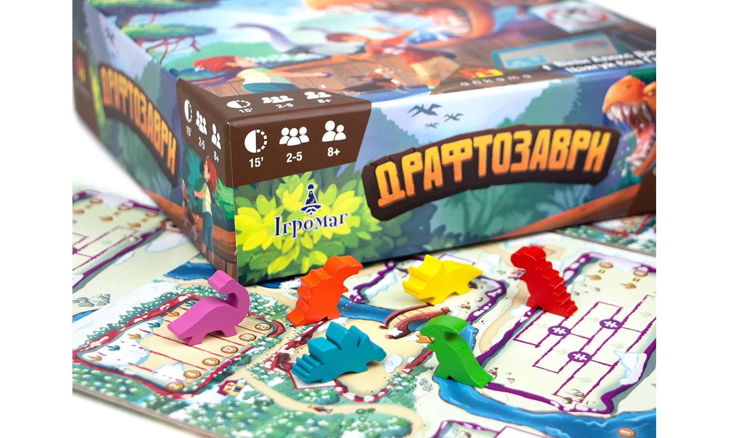 Настольная игра Драфтозавры (Draftosaurus) 15