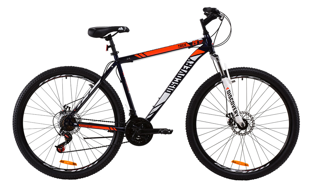 Велосипед Discovery 29" TREK DD (2020) 2020 Оранжево-белый 6