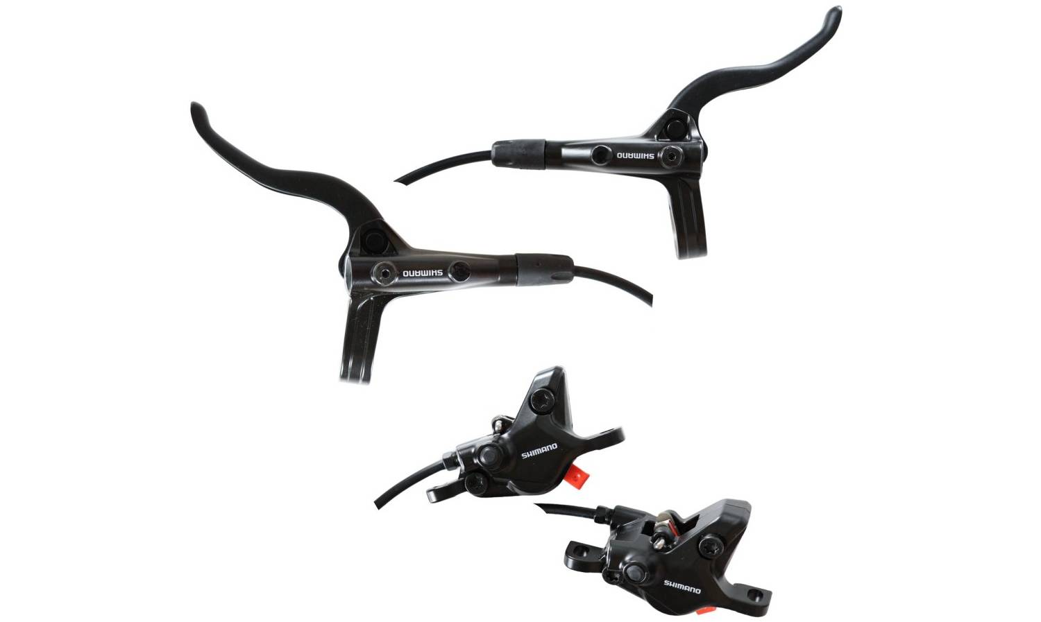 Фотография Гидравлический тормоз Shimano BR-MT410, комплект, передний и задний