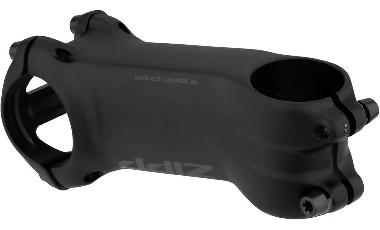 Фотографія Винос ZIPP Stem Service Course SL 17° 70mm 1.125 Matte Black w/ Gloss Logos, Universal Faceplate B2 2