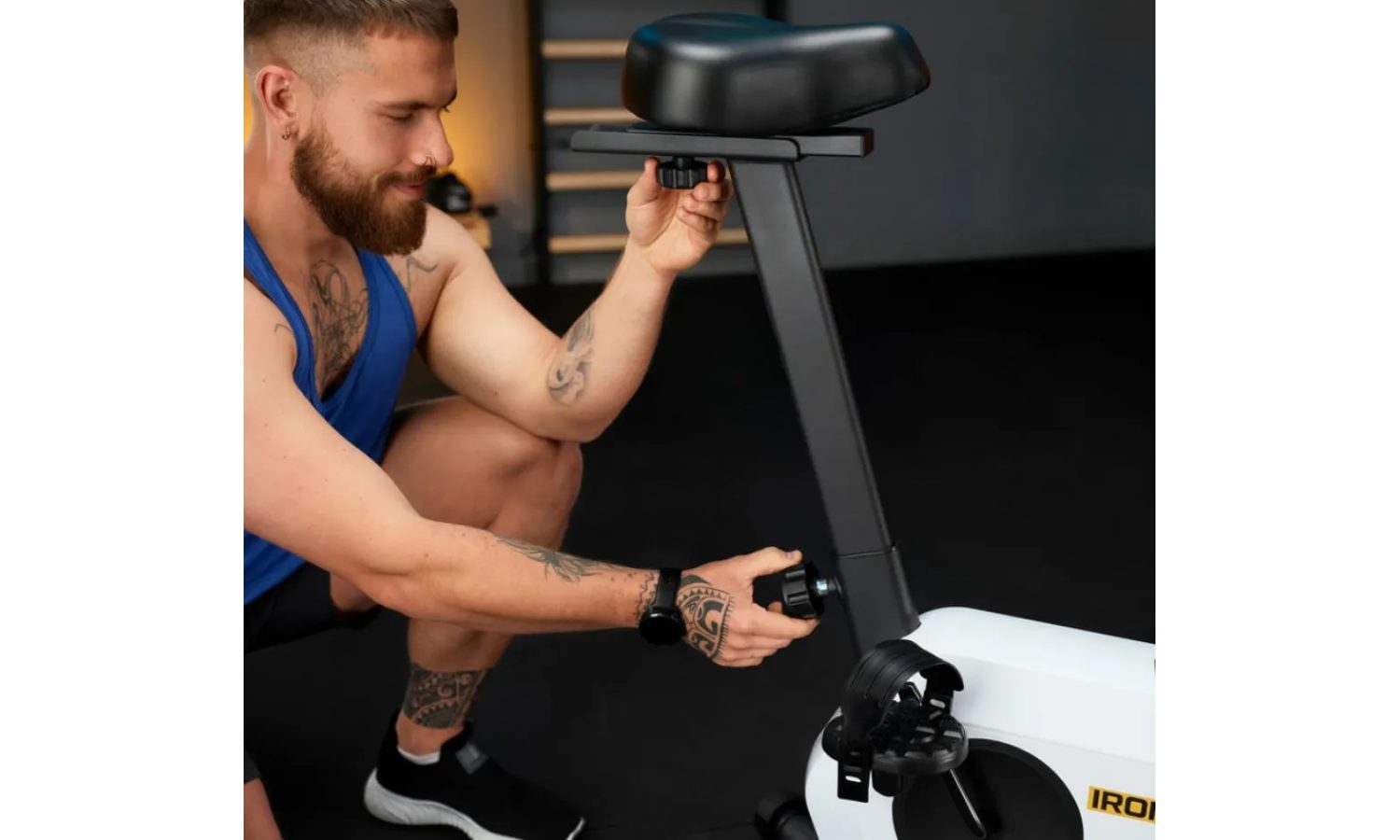 Велотренажер Trex Sport TX-500MB IRON магнитный белый 7