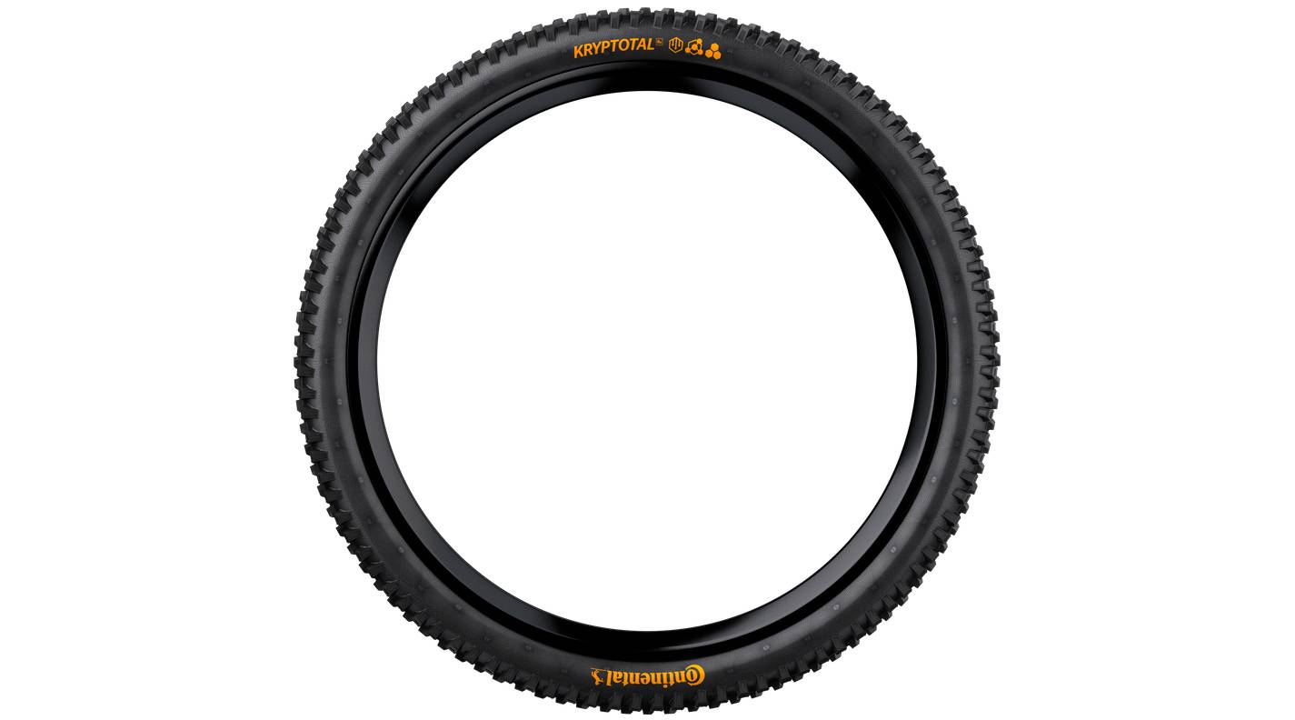 Фотографія Покришка безкамерна Continental Kryptotal-R Downhill SuperSoft 29 x 2.40, складана шкіра, Чорна 3