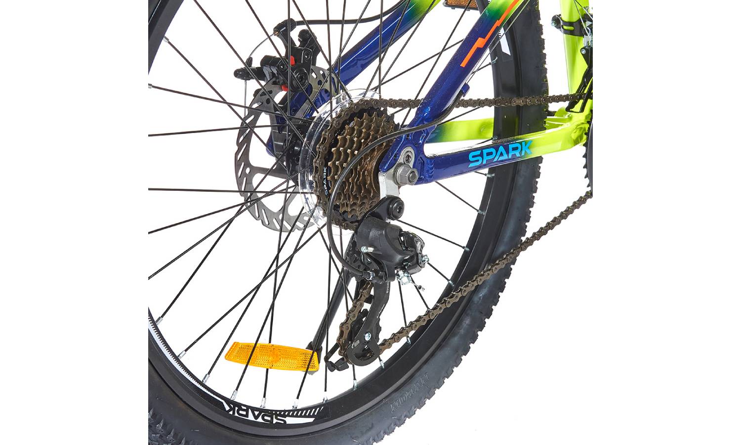 Велосипед SPARK TRACKER 24'' розмір XXS рама 13'' 2024 Жовто-синій 5 Велосипед SPARK TRACKER 24'' розмір XXS рама 13'' 2024 Жовто-синій 5