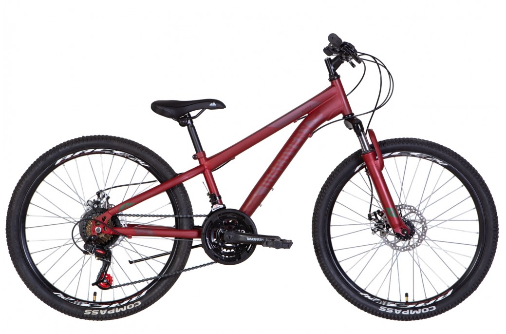 Фотография Велосипед Discovery RIDER AM DD 24" рама XXS (2022) Красный