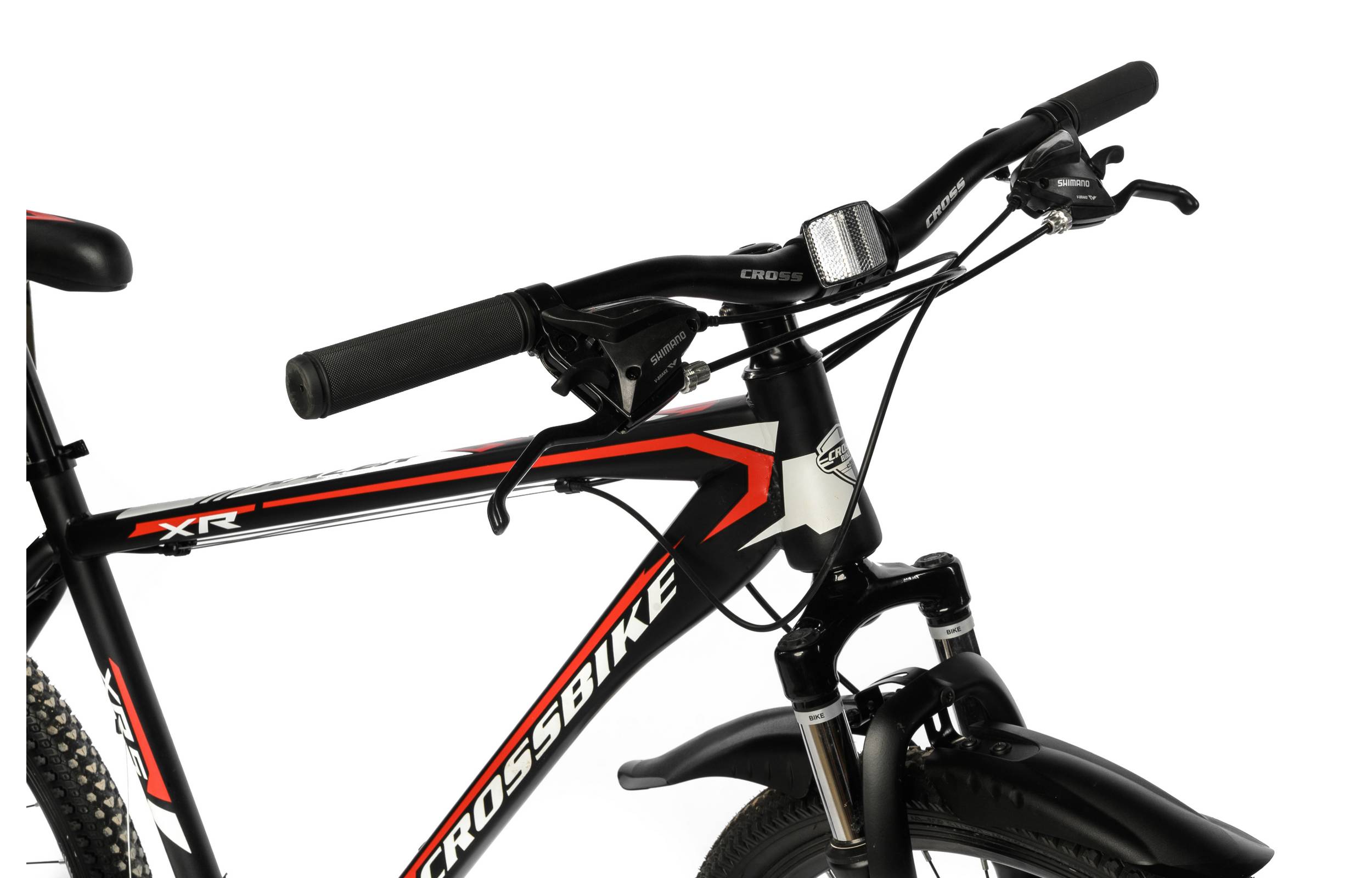 Фотографія Велосипед CrossBike Racer 29" розмір L рама 20 2022 Чорно-червоний 4